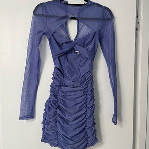 Mistress rocks long sleeve mini dress corset top | size XS